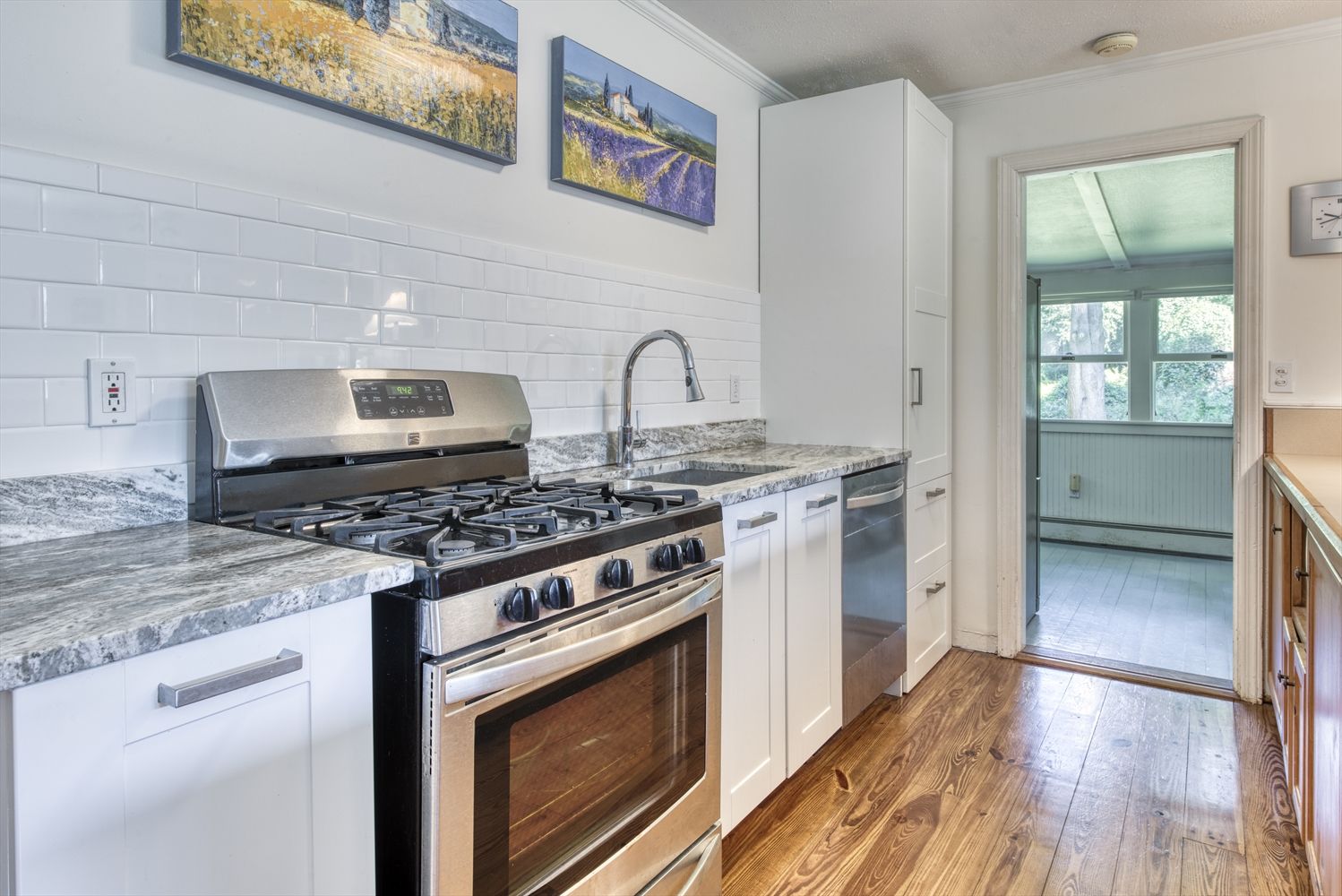 Kitchen with Granite Counter and Stainless Appliances