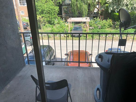 Balcony from apartment unit