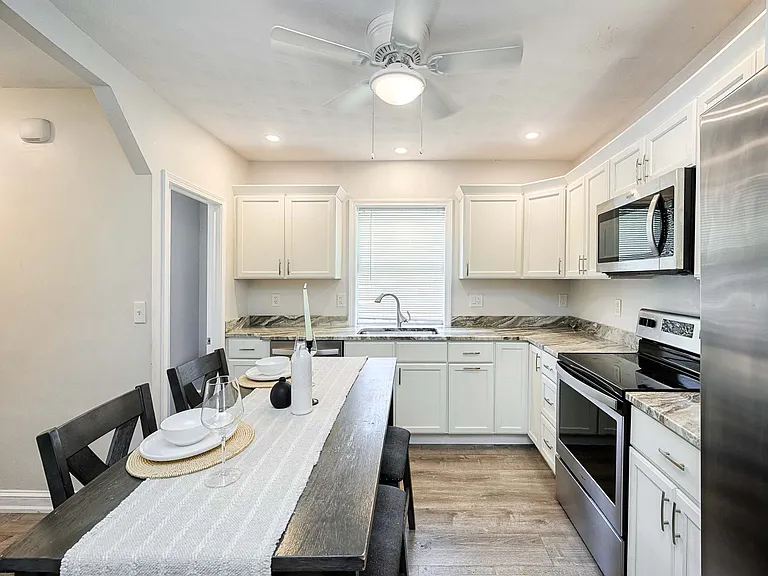 Full Kitchen with half bath
