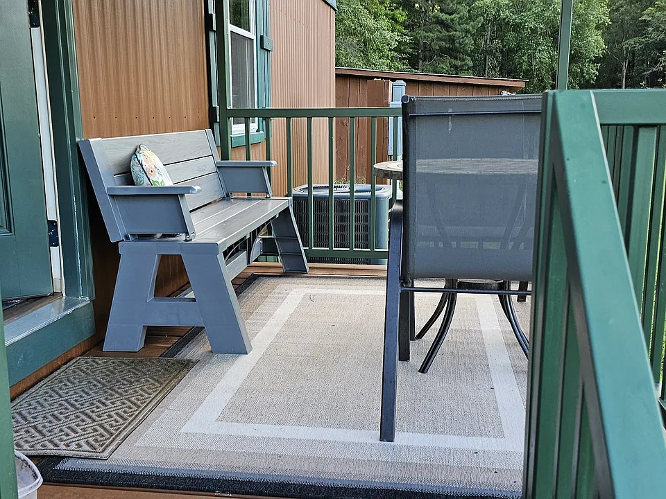 Back covered porch