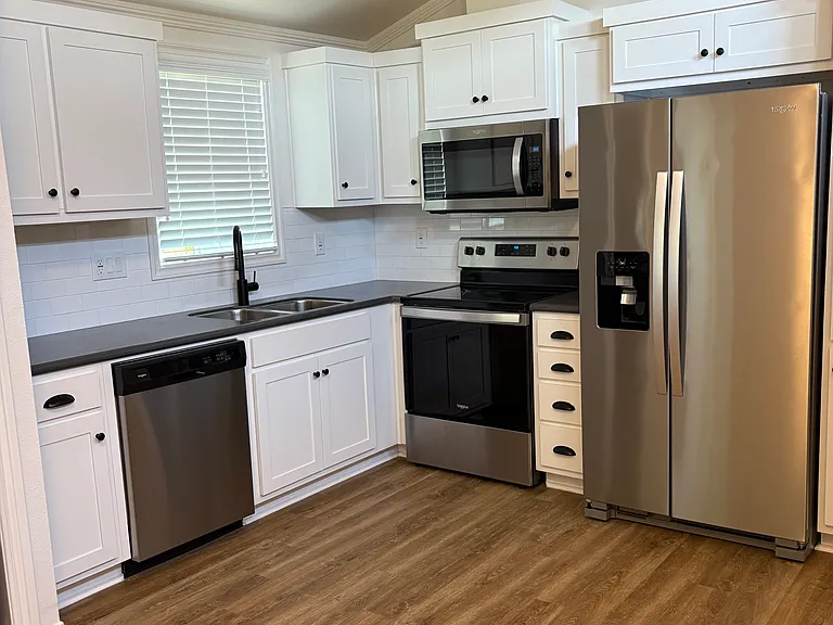 Kitchen with full-size appliances and plenty of storage