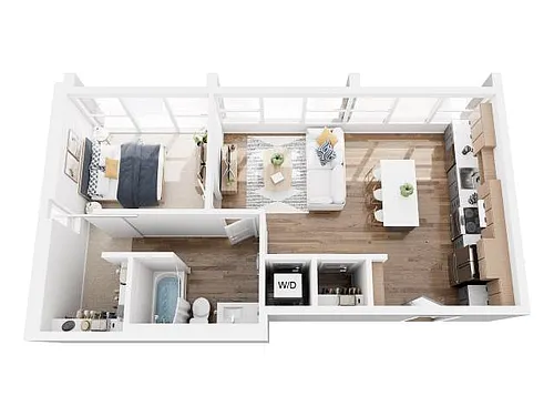 Floor plan 1B-7