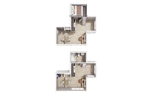 Floor plan Loft - A2 - Maude