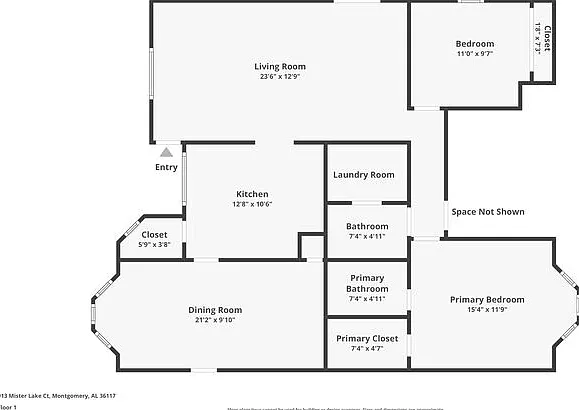 3 bed, 2.0 bath, 1539 sqft, $1,645 — Photo 2