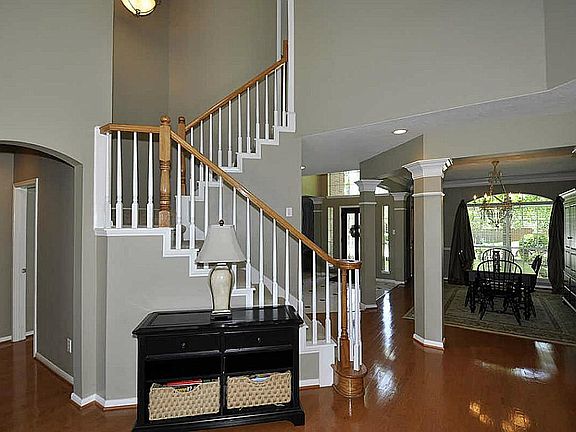 Lovely wood floors, an abundance of natural light throughout and high ceilings!