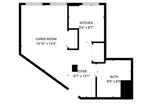 Floor plan Studio Units
