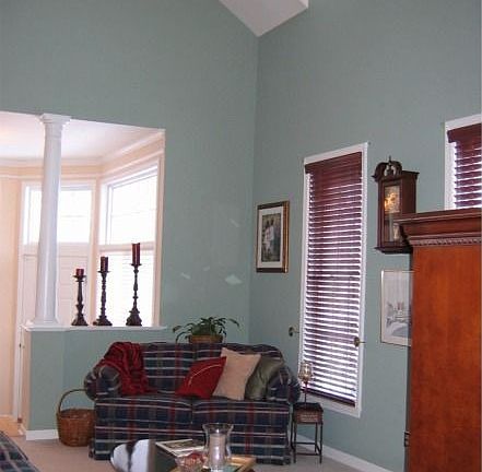 Living Room w/vaulted ceiling