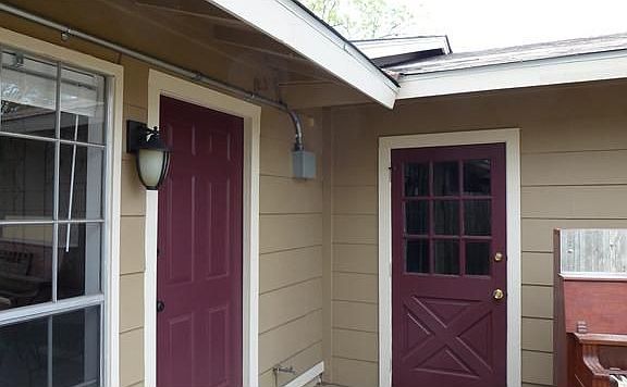 patio on the North side