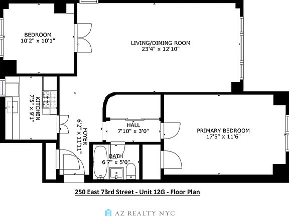 2nd image of 250 E 73rd St APT 12G