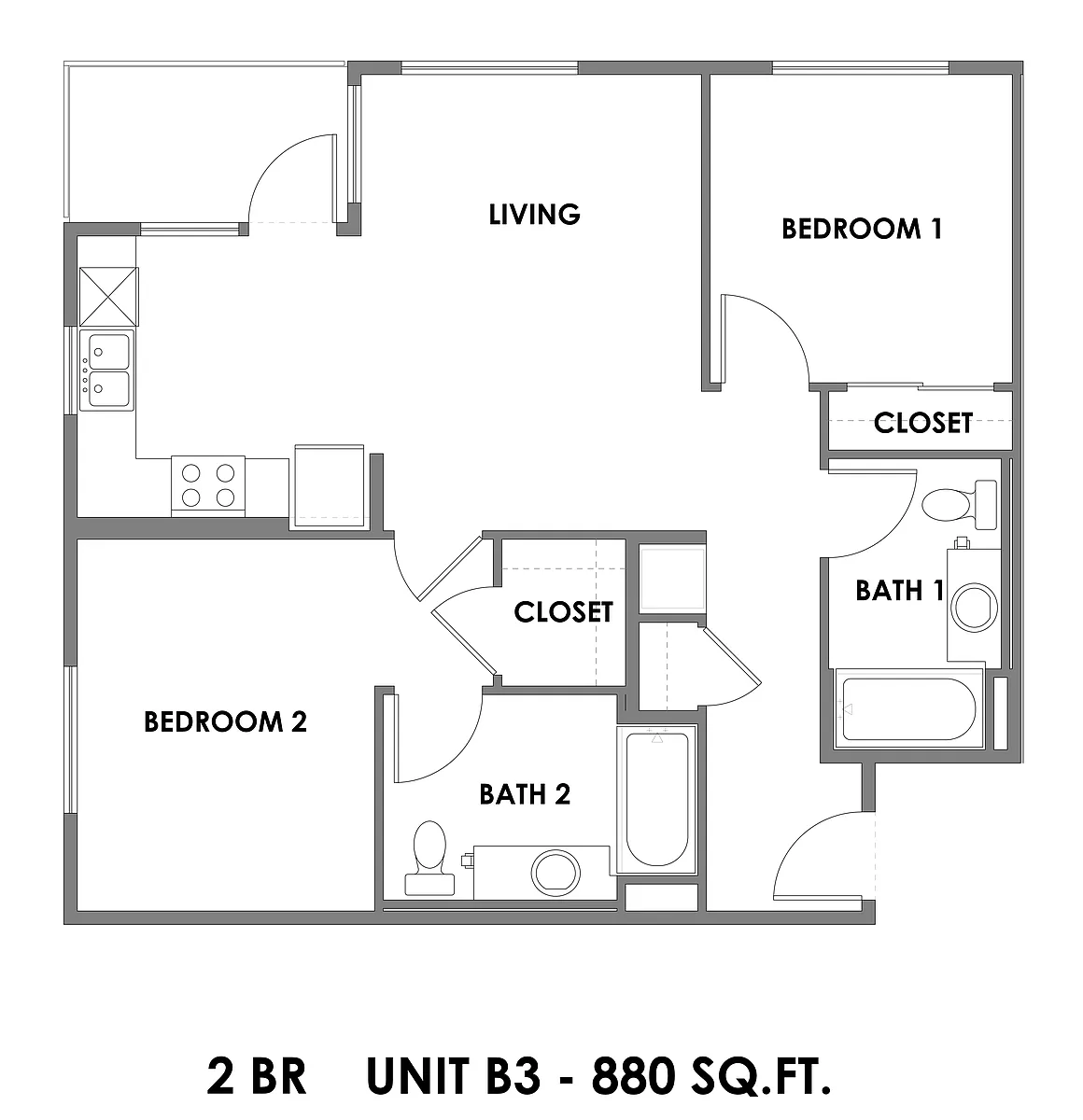 Floor plan B3