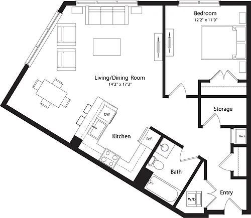 Floor plan A6