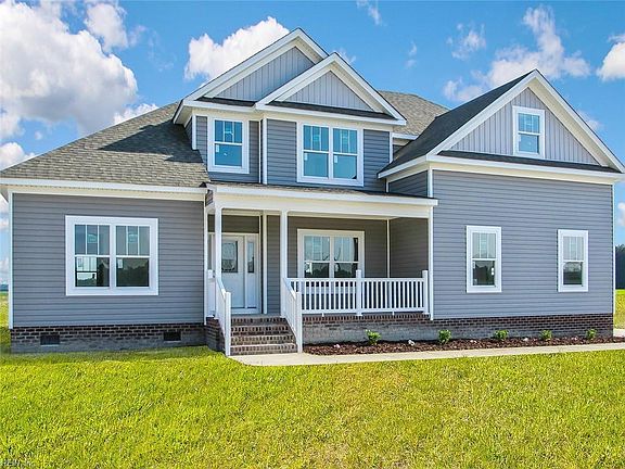 PHOTOS OF SIMILAR HOME. TO BE BUILT, approx 7 months to complete. BUYER CAN MAKE SELECTIONS. Transitional and spacious 2 story on 3.4 acres in the Hickory community in Southern Chesapeake. 2400 sqft, 4 Bedrooms & 3.5 Baths. Local Builder known for his attention to detail and outstanding quality.