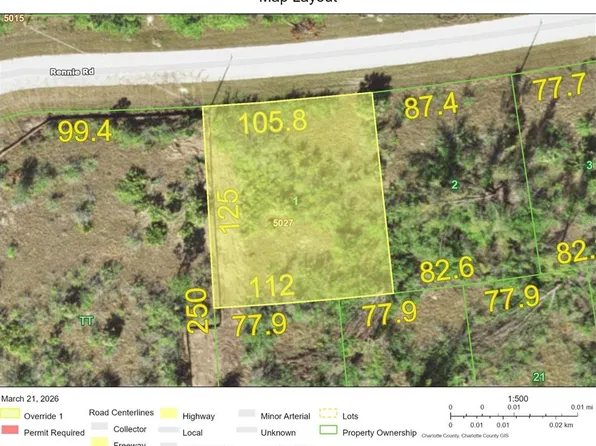 16207 RENNIE ROAD LOT 1, PORT CHARLOTTE, FL 33981