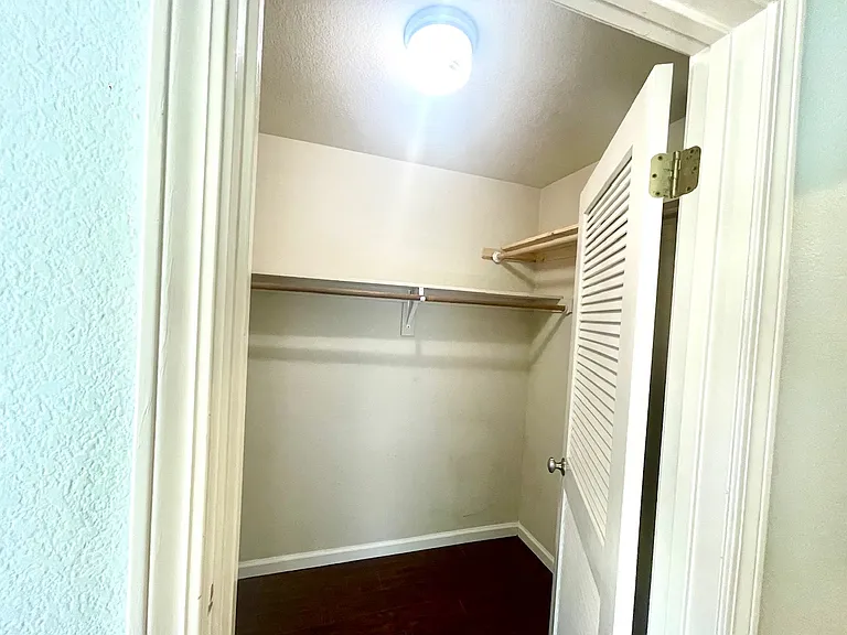 Master bedroom walk-in closet
