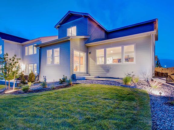 Example of Plan 3501 Rear Exterior with Patio