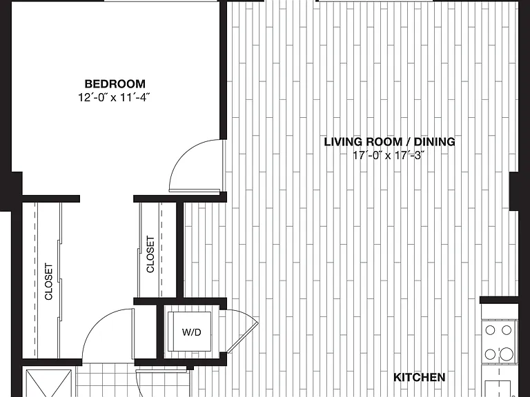 A1 floor plan 225 N Calvert