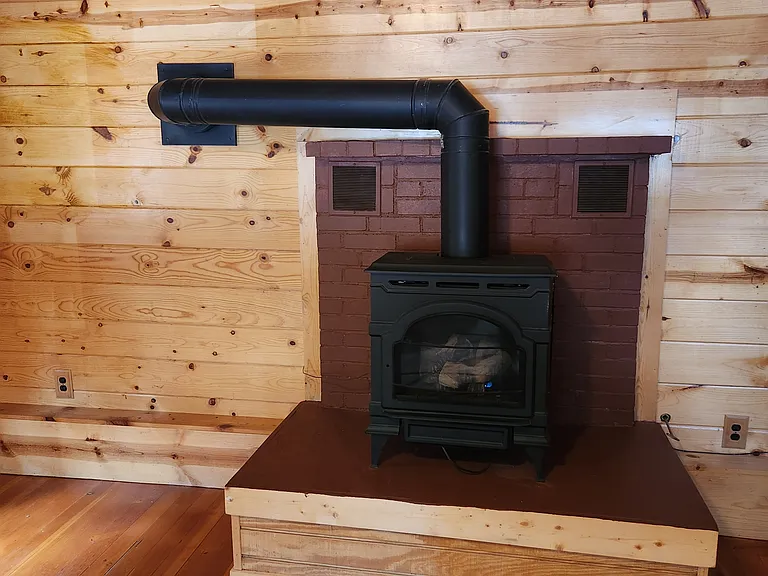 The Gas Stove is a welcome addition in Winter.