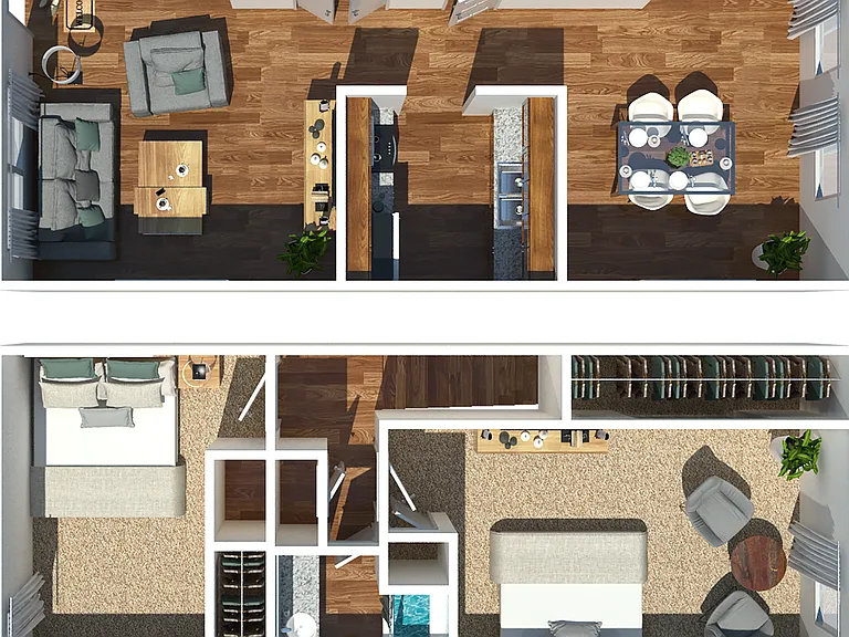 Two Bedroom Townhome Two Bedroom Townhome