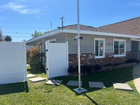 Front View Open Patio Door