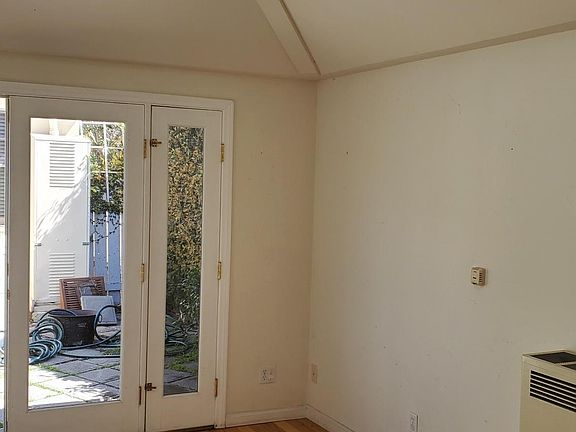 Detached office overlooking backyard