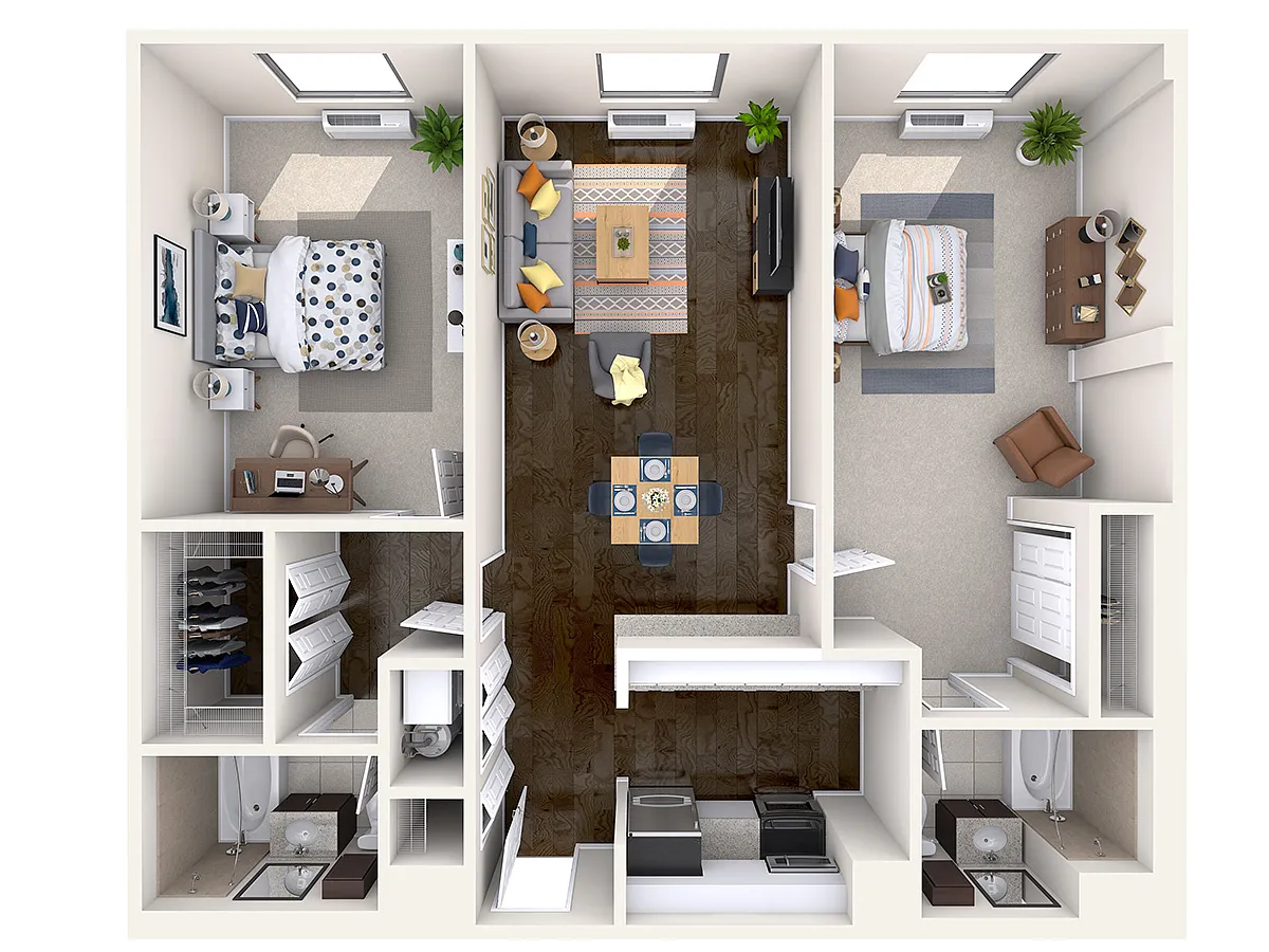 Floor plan B3