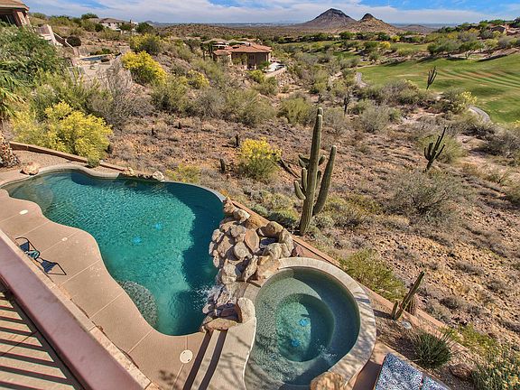 Beautiful view from pool and spa