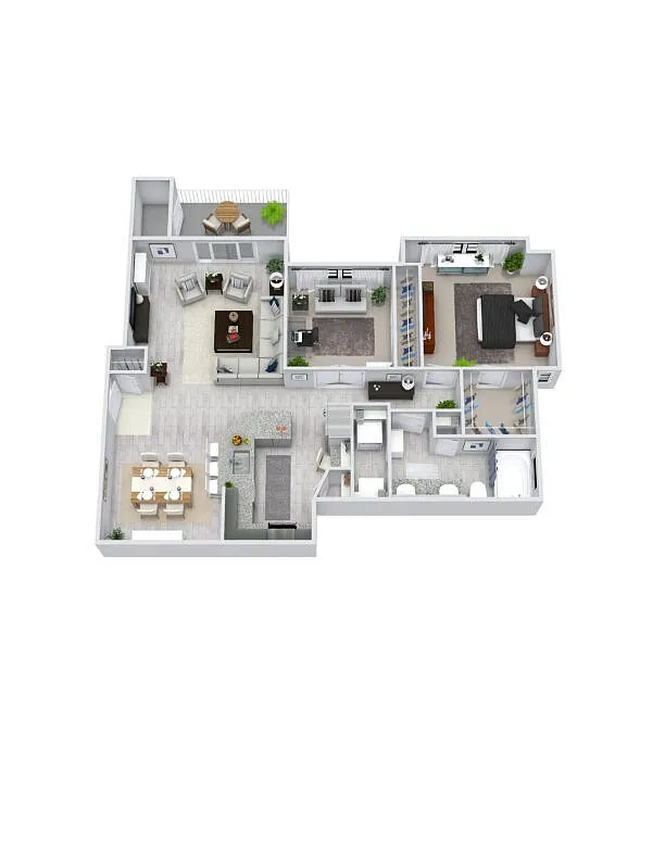 Floor plan B1B