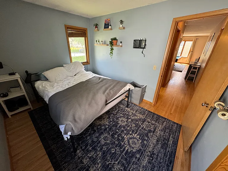 1 of 3 bedrooms on first floor.