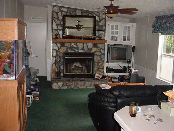 family room & fire place