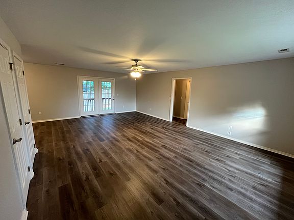 Living Space, with doors out to the deck and private backyard