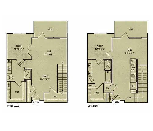 Floor plan 1H