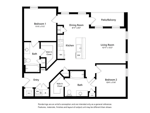 Floor plan 2Bi