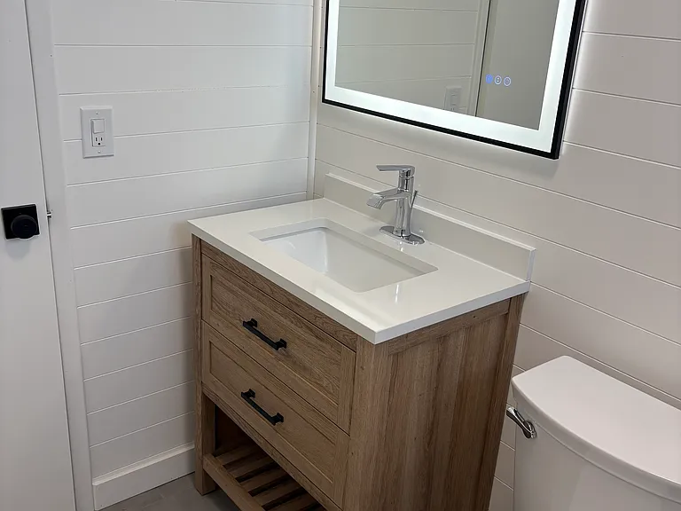 Newly remodeled bathroom
