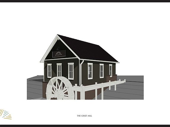 Grist Mill overlooking babbling brook