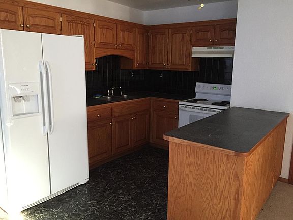Kitchen area with tons of cabinet space
