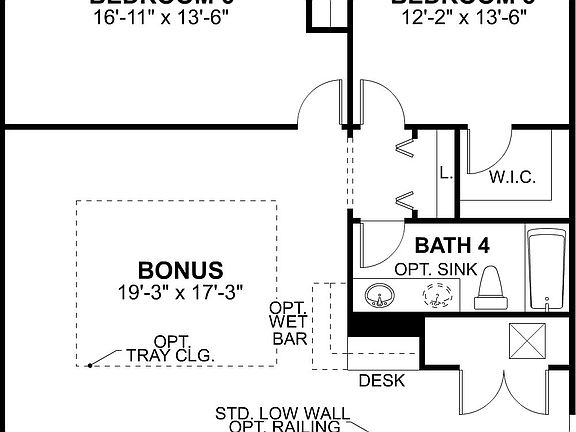 San Marino II Bonus 2nd Floor Options