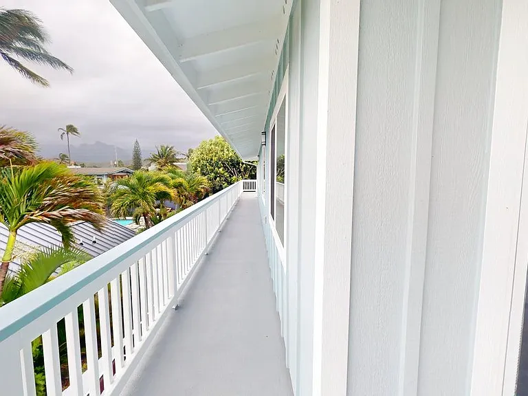 Private walkway to second floor