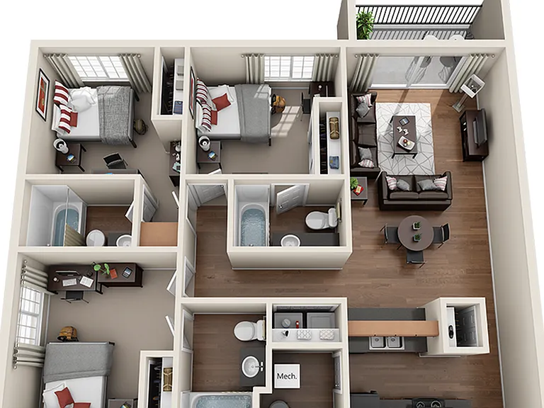 3x3- The Outpost San Marcos Apartments