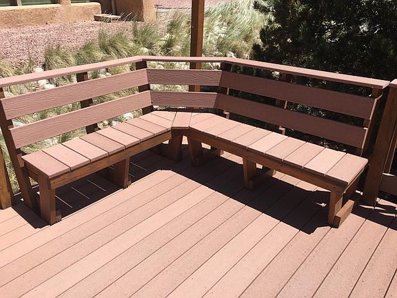Deck at south sided