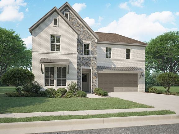 Elevation B in the Claret home plan by Trophy Signature Homes - REPRESENTATIVE PHOTO