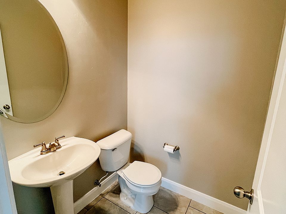 1/2 bathroom on the main level.