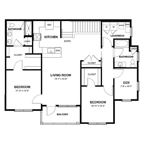 Floor plan The Roughrider