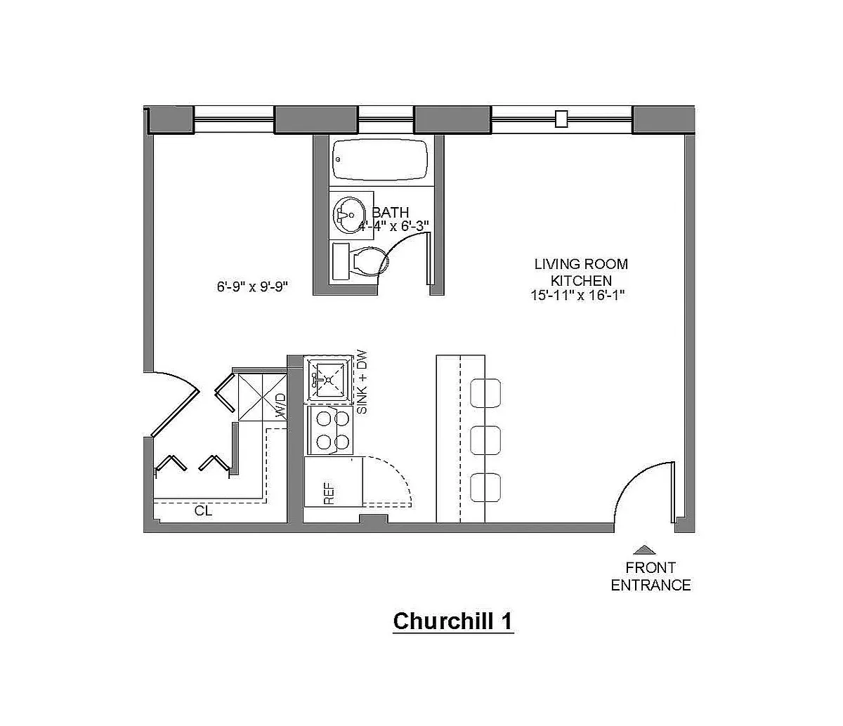 Floor plan Churchill