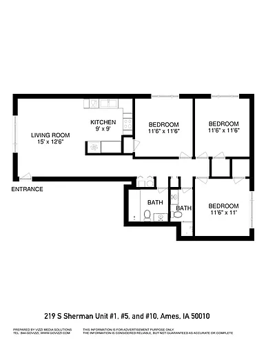 Floor plan 3 Bedroom