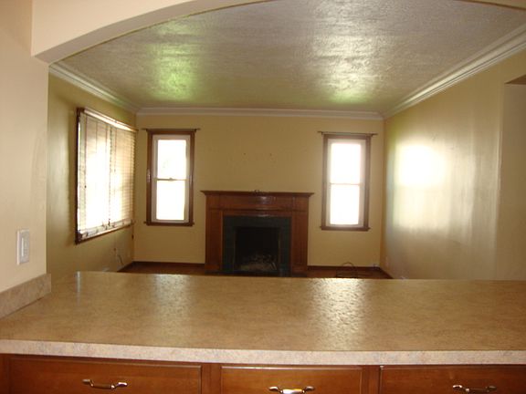 View of living room from kit