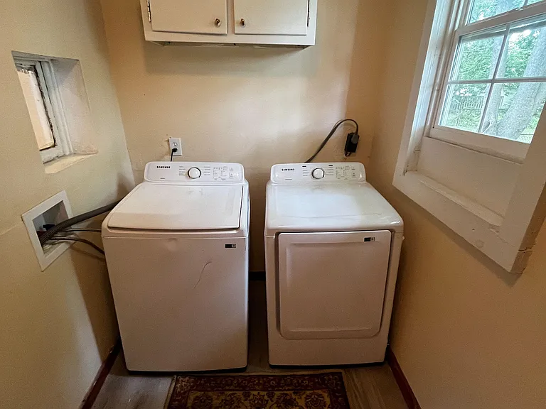 Updated washer & dryer free for guests.