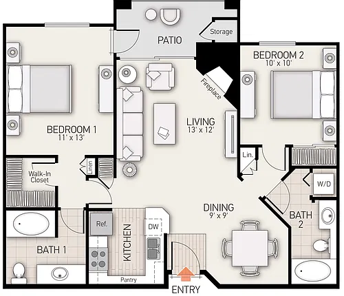 Floor plan Plan 7