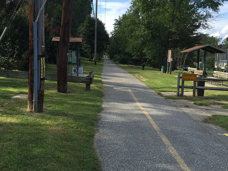 Adjacent B&A Trail - walking, jogging, biking.