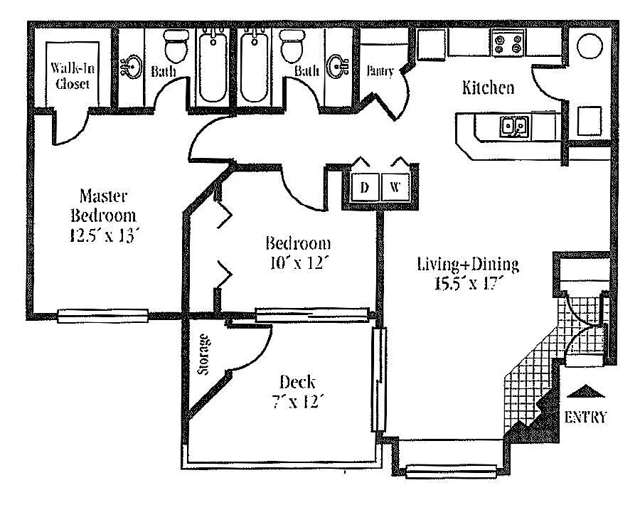 Floor plan Pikes Peak