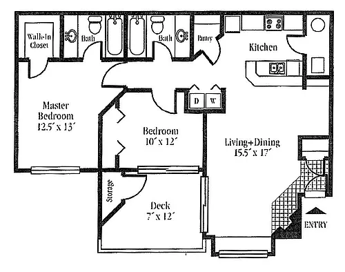 Floor plan Pikes Peak